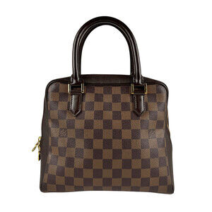 Louis Vuitton Damier Brera Ebene Brown Canvas Handbag
